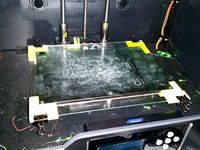 FlashForge Creator Pro 8x10 glass brackets by 1BigE