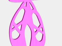 Ballet Shoes Pendant by Alajaz