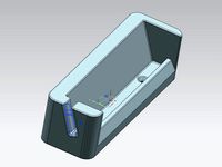 IPhone 6 (plus Otterbox case) holder / cradle by Gilland