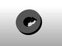 Avocado Seed Holder Bean Can Top by M0J0