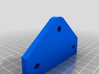 Adapto Z-Axis Upper Smooth Rod Holder 10mm w/ Threaded rod support by Endless3D