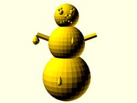 Melting Snowman by JackKahler