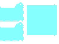 Stackable box with hinged lid by Minikreationen