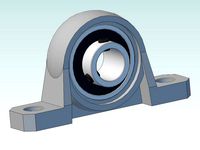 KP001 Pillow Block Bearing for 12mm Shaft by JRD