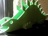 Customizable Stegosaurus Napkin Holder by Beskytt