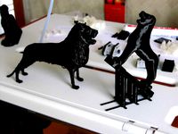 A jig for printing the Brunswick Lion by GarbageC