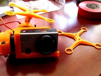 Denver AC-5000W action cam mount for the Open Brushless Gimbal by toto99303