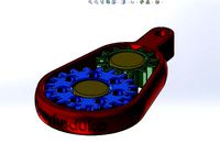 A Better Geared Keychain by dreyfusduke