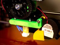 Centrifugal (radial) Fan (blower) mount for Greg's Wade Prusa i3 adapter by Bertsjuhn
