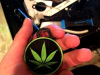 pot leaf keychain/necklace by 5959195