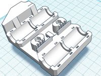 Hephestos Carriage for 4 lm8uu by zytrax