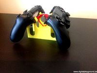 playstation 4 - PS4 - docking/holder/charger for 2x dualshock 4 controllers by Sn00zerman