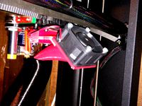 PrintRBot Metal Plus Fan Shroud for E3D Hot End by goose117