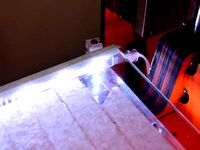ultimaker glass 24x24cm 5mm plane + backlight by hal1