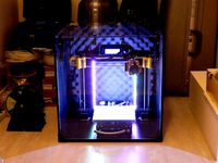 Prusa i3 plexiglas & wood case with printed accessories by QGJ37