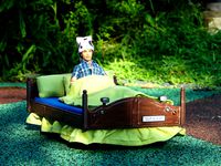 Bed-mobile - bed-shaped RC car shell for Tamiya TT02 by LANEBoysRC