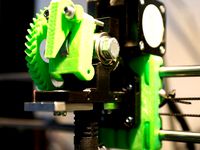 Extruder for Prusa i3 Rework, Groove plate and j-head 3mm mount by reefab