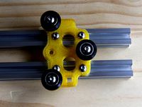 X-idler Mount Plate and related parts for Makerfarm i3v 10" by GeoDave