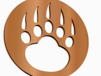Panther Paw Pendant by Alajaz