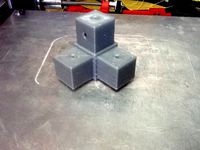 19mm or 3/4 Square Aluminum Tube Corner by madmike8