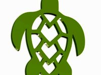 Turtle Mesh Pendant by Alajaz