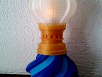 Victorian Hurricane Lamp by imka_zorg