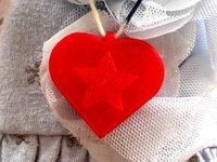 Heart with Star pendant by zet23t
