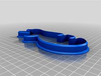 Triceratops Dinosaur 3D cookie cutter by Isolt