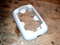 Johnson marine toilet flush button casing by winand