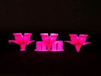 Rafts and Supports Flowers by MakerBotLearning