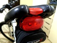 Bike Light saddle mount by abuharsky