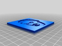 Stanley Kubrick Face 3D Print by FelixMcallister