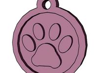 Dog Paw Pendant by lydiac