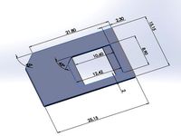 "Nano Sim" to Sim Adapter (Tight Fit for iPhone 3GS) by gohanova