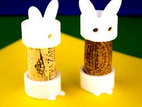 Bunny Cork Decorator by iss121