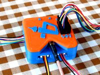 OP Revolution box - vertical antenna - straight servo pins by liftbag