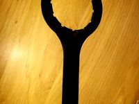 Wrench for a water purifier (Reverse Osmosis filter) resin tank cap by Reivax