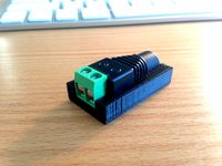 DC Power adapter press-fit mount by scanlime