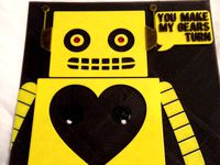 Re-mixed 3d Printed valentine with a text block by earnason