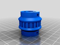 Improved Pulley with lower slippage and better guidance by SchwertAs