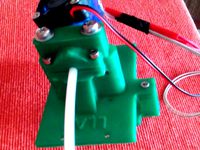 Prusa i3 support for Bowden extruder by albertom