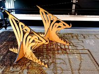 Kraken laptop stand - 5mm version by Tarwin