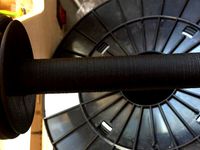 Filament spool wall holder (with bearings) by arekm