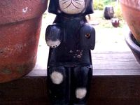 Dog figure fixing hand (openscad) by tsohr