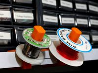 Shelf Solder Spool Stand by SteelCityElectronics