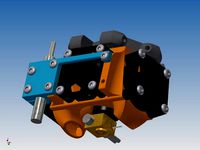 Mounting clamp for a 6.5 mm proximity sensor for Kossel Mini by JolietDelta