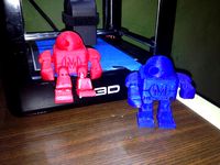 Maker Faire Robot Action Figure (wider leg joints) by tuxcat