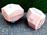 Commemorative Lysozyme Crystal by pmoews