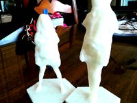 Two 3D Scanned Female Profiles by jochoi0707