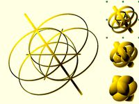 Flower os life hollow ($t) / Flor de la vida hueca ($t) by Bioplastic3D